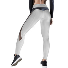 Charger l'image dans la galerie, High Waist Women Yoga Pants Push Up Breathable Fitness Sports Leggings Running Tights Sportswear Slim Gym Clothing Female Gray
