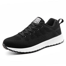 Charger l'image dans la galerie, Women Shoes 2019 White Sneakers For Women Breathable Walking Vulcanized Shoes Sport Flyknit Casual Shoes Flat Gym Tenis Feminino