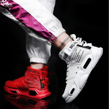 Charger l'image dans la galerie, Men's High Top Fashion Leather Sneakers Trend Hot Sale Comfortable Man Casual Shoes Outdoor Non-slip Breathable Men Shoes