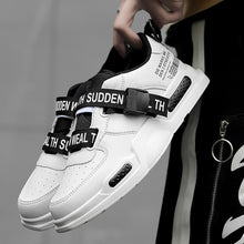 Charger l'image dans la galerie, Men's High Top Fashion Leather Sneakers Trend Hot Sale Comfortable Man Casual Shoes Outdoor Non-slip Breathable Men Shoes