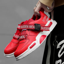 Charger l'image dans la galerie, Men's High Top Fashion Leather Sneakers Trend Hot Sale Comfortable Man Casual Shoes Outdoor Non-slip Breathable Men Shoes