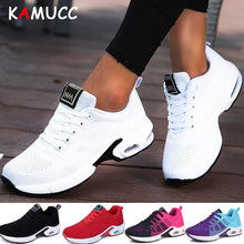 Charger l&#39;image dans la galerie, KAMUCC New Platform Ladies Sneakers Breathable Women Casual Shoes Woman Fashion Height Increasing Shoes Plus Size 35-42