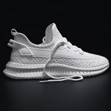 Charger l'image dans la galerie, Factory Direct New Style Summer Fly Woven Men Shoes Breathable Rubber Shoes Sneakers Wear-Resistant Casual Running Shoes Mesh Sh