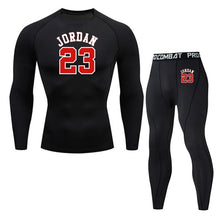 Charger l'image dans la galerie, Jordan 23 Compression Tights Running Clothing Men's Basketball Base layer Leggings training track suit Sports suit Gym joggers