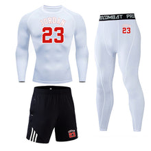 Charger l'image dans la galerie, Jordan 23 Compression Tights Running Clothing Men's Basketball Base layer Leggings training track suit Sports suit Gym joggers
