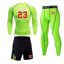 Charger l'image dans la galerie, Jordan 23 Compression Tights Running Clothing Men's Basketball Base layer Leggings training track suit Sports suit Gym joggers
