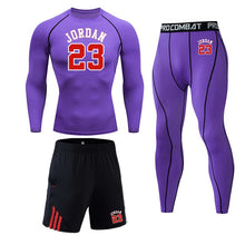 Charger l'image dans la galerie, Jordan 23 Compression Tights Running Clothing Men's Basketball Base layer Leggings training track suit Sports suit Gym joggers