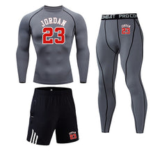 Charger l'image dans la galerie, Jordan 23 Compression Tights Running Clothing Men's Basketball Base layer Leggings training track suit Sports suit Gym joggers