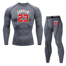 Charger l'image dans la galerie, Jordan 23 Compression Tights Running Clothing Men's Basketball Base layer Leggings training track suit Sports suit Gym joggers
