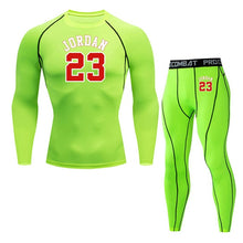 Charger l'image dans la galerie, Jordan 23 Compression Tights Running Clothing Men's Basketball Base layer Leggings training track suit Sports suit Gym joggers