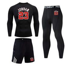 Charger l'image dans la galerie, Jordan 23 Compression Tights Running Clothing Men's Basketball Base layer Leggings training track suit Sports suit Gym joggers
