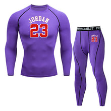 Charger l'image dans la galerie, Jordan 23 Compression Tights Running Clothing Men's Basketball Base layer Leggings training track suit Sports suit Gym joggers