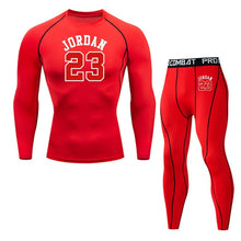 Charger l'image dans la galerie, Jordan 23 Compression Tights Running Clothing Men's Basketball Base layer Leggings training track suit Sports suit Gym joggers