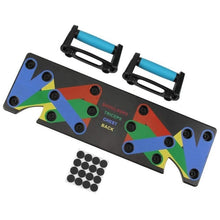 Charger l'image dans la galerie, 9 in 1 Push Up Rack Board Men Women Comprehensive Fitness Exercise Push-up Stands Body Building Training System Home Equipment