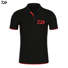 Charger l'image dans la galerie, Daiwa Tshirt Brand New Fishing Polo Tee Quick Dry Breathable Sports Outdoor Men Clothing Fishing Short Sleeve Top Fishing Tshirt