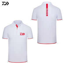 Charger l'image dans la galerie, Daiwa Tshirt Brand New Fishing Polo Tee Quick Dry Breathable Sports Outdoor Men Clothing Fishing Short Sleeve Top Fishing Tshirt