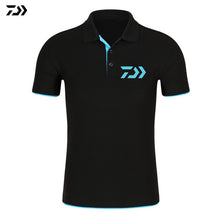 Charger l'image dans la galerie, Daiwa Tshirt Brand New Fishing Polo Tee Quick Dry Breathable Sports Outdoor Men Clothing Fishing Short Sleeve Top Fishing Tshirt