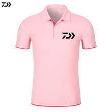 Charger l'image dans la galerie, Daiwa Tshirt Brand New Fishing Polo Tee Quick Dry Breathable Sports Outdoor Men Clothing Fishing Short Sleeve Top Fishing Tshirt