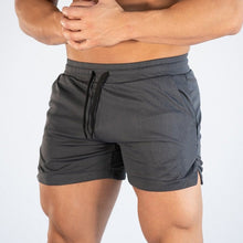 Charger l'image dans la galerie, VQ Fitness Mens Gym Training Shorts Men Sports Clothing Workout Running Mesh quick-drying compression Shorts Athletics