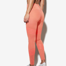 Charger l'image dans la galerie, High Waist Women Yoga Pants Push Up Breathable Fitness Sports Leggings Running Tights Sportswear Slim Gym Clothing Female Gray
