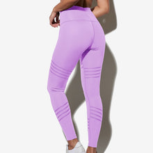 Charger l'image dans la galerie, High Waist Women Yoga Pants Push Up Breathable Fitness Sports Leggings Running Tights Sportswear Slim Gym Clothing Female Gray