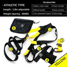 Charger l'image dans la galerie, Suspension Exercise Resistance Bands Hanging Belt Crossfit Pull Rope Men Women Strength Workout Straps Suspension Trainer