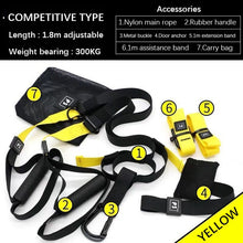 Charger l'image dans la galerie, Suspension Exercise Resistance Bands Hanging Belt Crossfit Pull Rope Men Women Strength Workout Straps Suspension Trainer