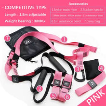 Charger l'image dans la galerie, Suspension Exercise Resistance Bands Hanging Belt Crossfit Pull Rope Men Women Strength Workout Straps Suspension Trainer