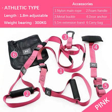 Charger l'image dans la galerie, Suspension Exercise Resistance Bands Hanging Belt Crossfit Pull Rope Men Women Strength Workout Straps Suspension Trainer