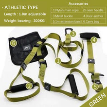 Charger l'image dans la galerie, Suspension Exercise Resistance Bands Hanging Belt Crossfit Pull Rope Men Women Strength Workout Straps Suspension Trainer