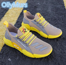Charger l'image dans la galerie, Hot Sale Four Seasons Running Shoes Men Lace-up Athletic Trainers Zapatillas Sports Shoes Men Outdoor Walking Sneakers