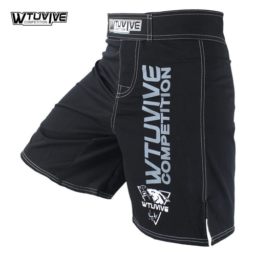 WTUVIVE MMA  Men's gray sharp combat sports boxing MMA shorts Tiger Muay Thai boxing clothing mma shorts mma fight shorts sanda
