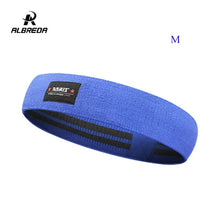 Charger l'image dans la galerie, ALBREDA Men&amp;women Hip Resistance Bands Booty Leg Exercise Elastic Bands For gym Yoga Stretching Training Fitness Workout FE347