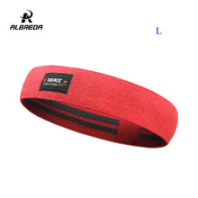 Charger l'image dans la galerie, ALBREDA Men&amp;women Hip Resistance Bands Booty Leg Exercise Elastic Bands For gym Yoga Stretching Training Fitness Workout FE347