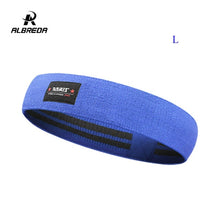 Charger l'image dans la galerie, ALBREDA Men&amp;women Hip Resistance Bands Booty Leg Exercise Elastic Bands For gym Yoga Stretching Training Fitness Workout FE347