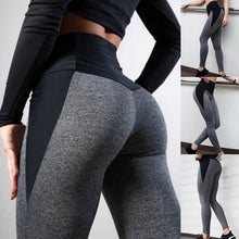 Charger l'image dans la galerie, High Waist Women Yoga Pants Push Up Breathable Fitness Sports Leggings Running Tights Sportswear Slim Gym Clothing Female Gray