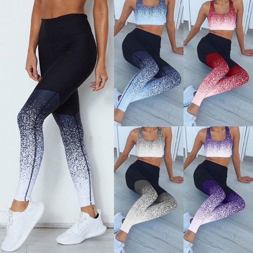 2019 Hot Women Yoga Pants Compression Tights Female Slim Sports Clothing Sport Pants Seamless Leggings Fitness Running Tights